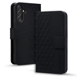 For Samsung Galaxy S25+ / S24+ 5G Diamond Buckle Leather Phone Case with Lanyard(Black)