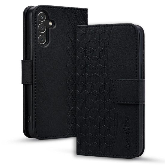 For Samsung Galaxy S25+ / S24+ 5G Diamond Buckle Leather Phone Case with Lanyard(Black)