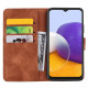 For Samsung Galaxy S25+ / S24+ 5G Mandala Embossed Dual-Fold Calf Leather Phone Case(Brown)
