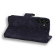 For Samsung Galaxy S25+ / S24+ 5G Mandala Embossed Dual-Fold Calf Leather Phone Case(Black)