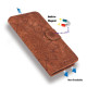 For Samsung Galaxy S25+ / S24+ 5G Mandala Embossed Dual-Fold Calf Leather Phone Case(Black)