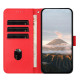 For Samsung Galaxy S24+ 5G Triangle Pattern Buckle Clasp Leather Phone Case(Red)