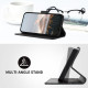 For Samsung Galaxy S24+ 5G Triangle Pattern Buckle Clasp Leather Phone Case(Black)