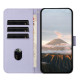 For Samsung Galaxy S24+ 5G Triangle Pattern Buckle Clasp Leather Phone Case(Light Purple)