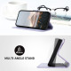For Samsung Galaxy S24+ 5G Triangle Pattern Buckle Clasp Leather Phone Case(Light Purple)