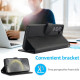 For Samsung Galaxy S24+ 5G Calf Texture 2 in 1 Detachable Magnetic Back Cover Leather Case(Black)
