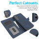 For Samsung Galaxy S24+ 5G Calf Texture 2 in 1 Detachable Magnetic Back Cover Leather Case(Blue)