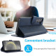 For Samsung Galaxy S24+ 5G Calf Texture 2 in 1 Detachable Magnetic Back Cover Leather Case(Blue)