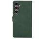 For Samsung Galaxy S24+ 5G Calf Texture 2 in 1 Detachable Magnetic Back Cover Leather Case(Green)