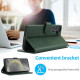 For Samsung Galaxy S24+ 5G Calf Texture 2 in 1 Detachable Magnetic Back Cover Leather Case(Green)