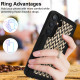 For Samsung Galaxy S24+ 5G Double Bckle Card Slot Full Coverage Phone Case with Cross-body Strap(Black)