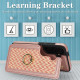 For Samsung Galaxy S24+ 5G Double Bckle Card Slot Full Coverage Phone Case with Cross-body Strap(Rose Gold)