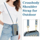 For Samsung Galaxy S24+ 5G Double Bckle Card Slot Full Coverage Phone Case with Cross-body Strap(Blue)