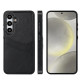 For Samsung Galaxy S24+ 5G Litchi Leather Skin Card Slots Phone Case(Black)