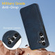 For Samsung Galaxy S24+ 5G Litchi Leather Skin Card Slots Phone Case(Blue)
