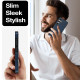 For Samsung Galaxy S24+ 5G Litchi Leather Skin Card Slots Phone Case(Blue)