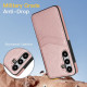 For Samsung Galaxy S24+ 5G Litchi Leather Skin Card Slots Phone Case(Rose Gold)