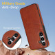 For Samsung Galaxy S24+ 5G Litchi Leather Skin Card Slots Phone Case(Brown)