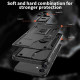 For Samsung Galaxy S24+ 5G Ring Holder PC Hybrid TPU Phone Case(Black)