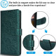 For Samsung Galaxy S24+ 5G Peony Flowers Imprint Leather Phone Case(Green)