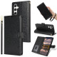 For Samsung Galaxy S24+ 5G Peony Flowers Imprint Leather Phone Case(Black)