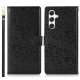 For Samsung Galaxy S24+ 5G Peony Flowers Imprint Leather Phone Case(Black)