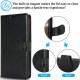 For Samsung Galaxy S24+ 5G Peony Flowers Imprint Leather Phone Case(Black)