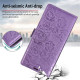 For Samsung Galaxy S24+ 5G Peony Flowers Imprint Leather Phone Case(Purple)