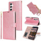 For Samsung Galaxy S24+ 5G Peony Flowers Imprint Leather Phone Case(Pink)