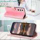 For Samsung Galaxy S24+ 5G Peony Flowers Imprint Leather Phone Case(Pink)