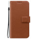 For Samsung Galaxy S24+ 5G Ultra-thin Voltage Magnetic Buckle Leather Phone Case(Brown)