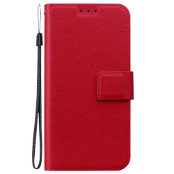 For Samsung Galaxy S24+ 5G Ultra-thin Voltage Magnetic Buckle Leather Phone Case(Red)