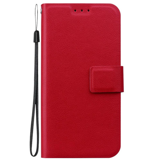 For Samsung Galaxy S24+ 5G Ultra-thin Voltage Magnetic Buckle Leather Phone Case(Red)