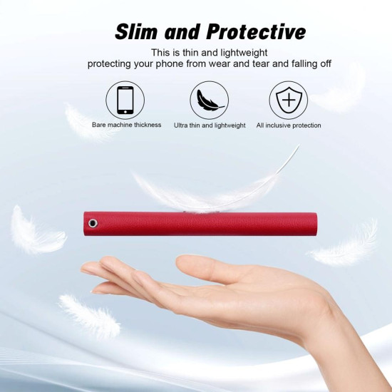 For Samsung Galaxy S24+ 5G Ultra-thin Voltage Magnetic Buckle Leather Phone Case(Red)