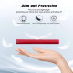 For Samsung Galaxy S24+ 5G Ultra-thin Voltage Magnetic Buckle Leather Phone Case(Red)