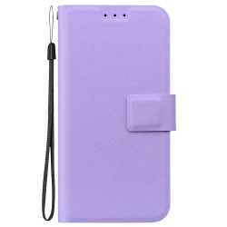 For Samsung Galaxy S24+ 5G Ultra-thin Voltage Magnetic Buckle Leather Phone Case(Purple)