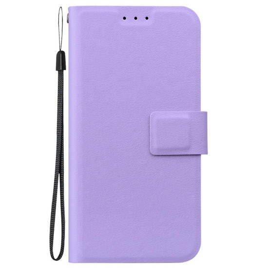 For Samsung Galaxy S24+ 5G Ultra-thin Voltage Magnetic Buckle Leather Phone Case(Purple)