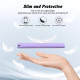 For Samsung Galaxy S24+ 5G Ultra-thin Voltage Magnetic Buckle Leather Phone Case(Purple)