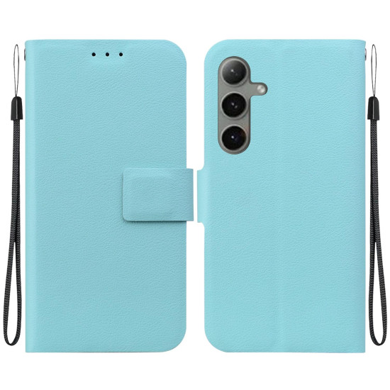 For Samsung Galaxy S24+ 5G Ultra-thin Voltage Magnetic Buckle Leather Phone Case(Green)