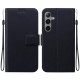 For Samsung Galaxy S24+ 5G Ultra-thin Voltage Magnetic Buckle Leather Phone Case(Black)