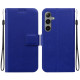 For Samsung Galaxy S24+ 5G Ultra-thin Voltage Magnetic Buckle Leather Phone Case(Blue)