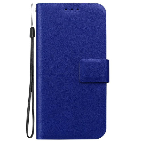 For Samsung Galaxy S24+ 5G Ultra-thin Voltage Magnetic Buckle Leather Phone Case(Blue)