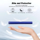 For Samsung Galaxy S24+ 5G Ultra-thin Voltage Magnetic Buckle Leather Phone Case(Blue)