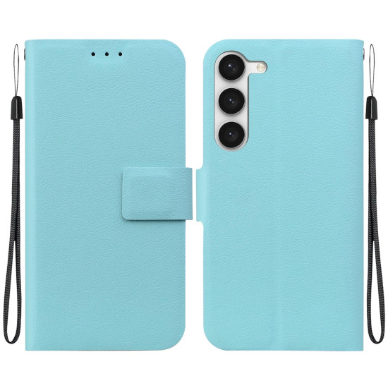 For Samsung Galaxy S23+ 5G Ultra-thin Voltage Magnetic Buckle Leather Phone Case(Green)