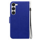 For Samsung Galaxy S23+ 5G Ultra-thin Voltage Magnetic Buckle Leather Phone Case(Blue)