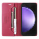 For Samsung Galaxy S24+ 5G GQUTROBE G01 RFID Anti-theft Leather Phone Case(Red)