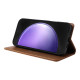 For Samsung Galaxy S24+ 5G GQUTROBE G01 RFID Anti-theft Leather Phone Case(Brown)
