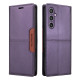 For Samsung Galaxy S24+ 5G GQUTROBE G01 RFID Anti-theft Leather Phone Case(Purple)