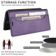 For Samsung Galaxy S24+ 5G GQUTROBE G01 RFID Anti-theft Leather Phone Case(Purple)