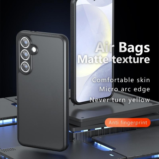 For Samsung Galaxy S24+ 5G Armor Precise Hole PC Hybrid TPU Phone Case(Transparent)